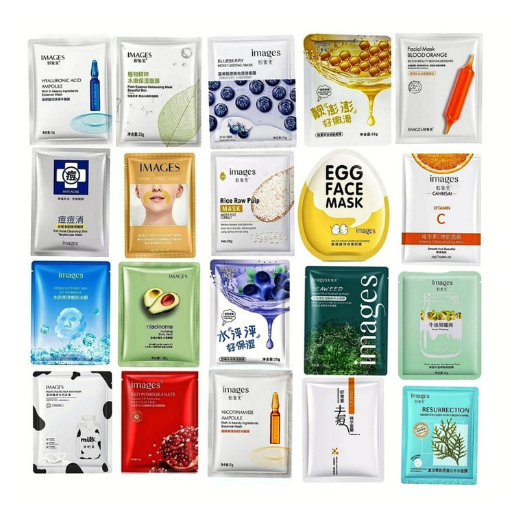 ماسک صورت و بدن آبرسان ایمجز مدل آبرسان 25 گرم نرمکننده، مرطوبکننده و روشنکننده پوست مختلط، ضد چروک، جوانکننده و مغذی، فاقد پارابن، مناسب استفاده روزانه برای خانمها و آقایان بسته 20 عددی