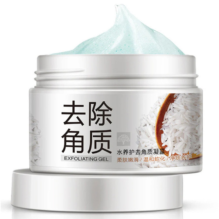 اسکراب لایه بردار پوست بایواکوا مدل Brightening Exfoliating Rice Gel حجم 140 میلی لیتر