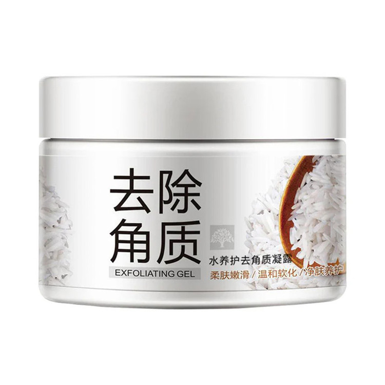 اسکراب لایه بردار پوست بایواکوا مدل Brightening Exfoliating Rice Gel حجم 140 میلی لیتر