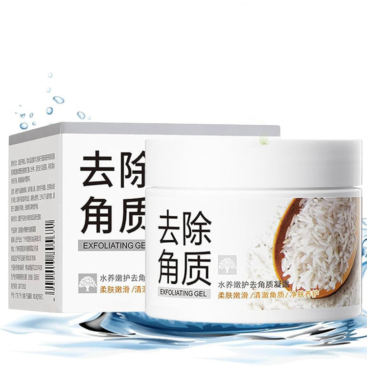 اسکراب لایه بردار پوست بایواکوا مدل Brightening Exfoliating Rice Gel حجم 140 میلی لیتر
