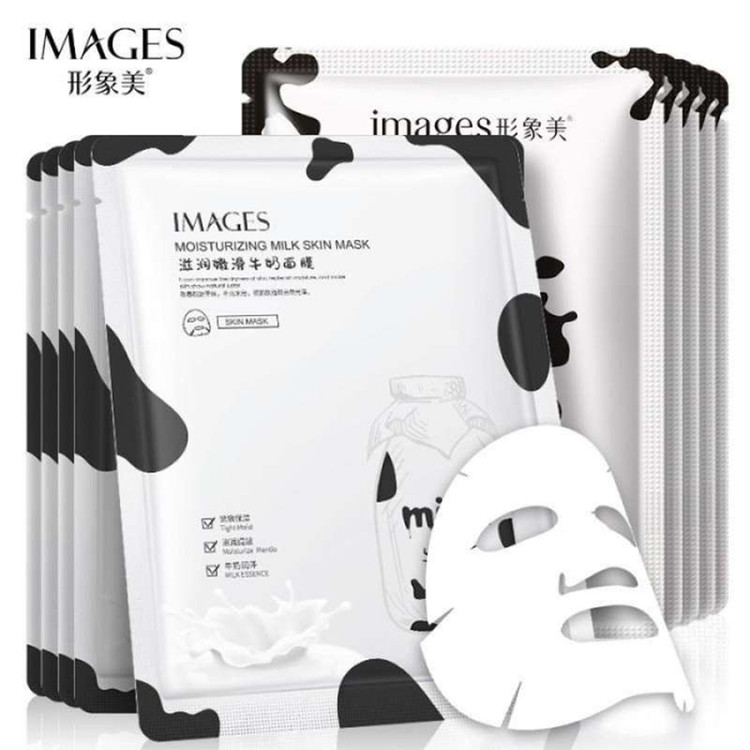 ماسک ورقهای صورت ایمجز مدل شیر گاو حجم 25 میلیلیتر بسته 5 عددی آبرسان، روشنکننده، از بین برنده تیرگی و لک، نرمکننده و تقویتکننده پوست، مناسب انواع پوست و استفاده روزانه