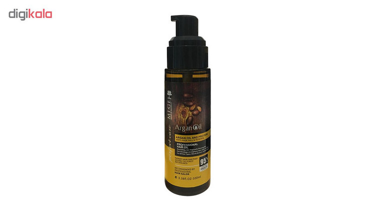 روغن آرگان پوست و مو مگی Professional حجم 100 میلیلیتر، مرطوبکننده و ضد چروک پوست، تقویتکننده کلاژن، ترمیمکننده سوختگی و لک، رفع شکنندگی و موخوره، افزایش شفافیت و رشد مو، تقویت و ترمیم ناخن، حاوی ویتامین E و B5، جذب سریع و فاقد چربی
