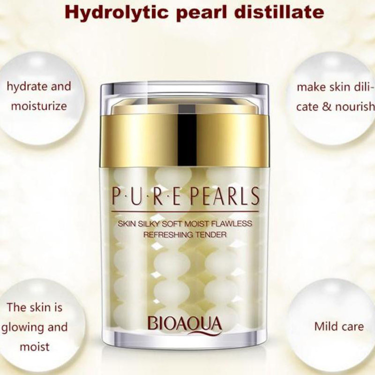 سرم ضد چروک بایو آکوا مدل PURE PEARLS حجم 60 میلی لیتر