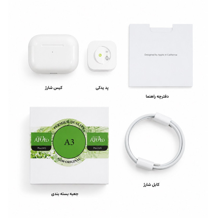 هدفون موزیک آپولو مدل A-EARBUDS 3
