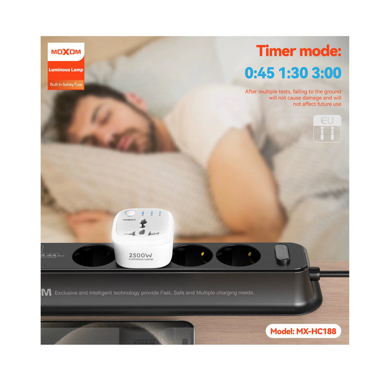 محافظ ولتاژ 2500 وات 10 آمپر موکسوم مدل MX188
