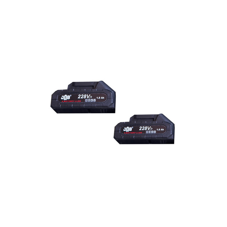 دریل پیچ گوشتی شارژی چکشی سه نظام ۱۰ میلیمتر 228 ولت جاب مدل JB-228 SUPER PRO مجموعه 5 عددی