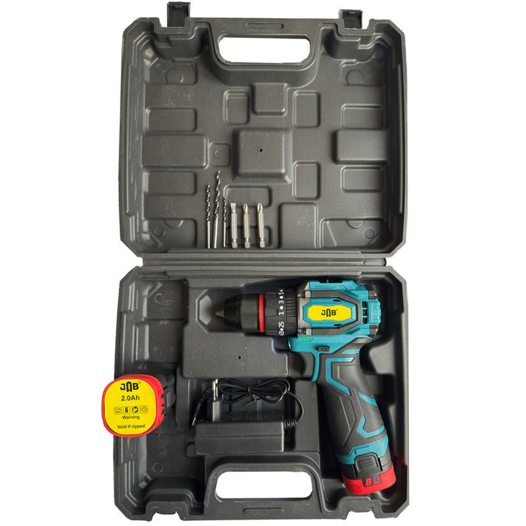 پیچ گوشتی شارژی 98 ولت جاب مدل JB-8620 مجموعه 11 عددی