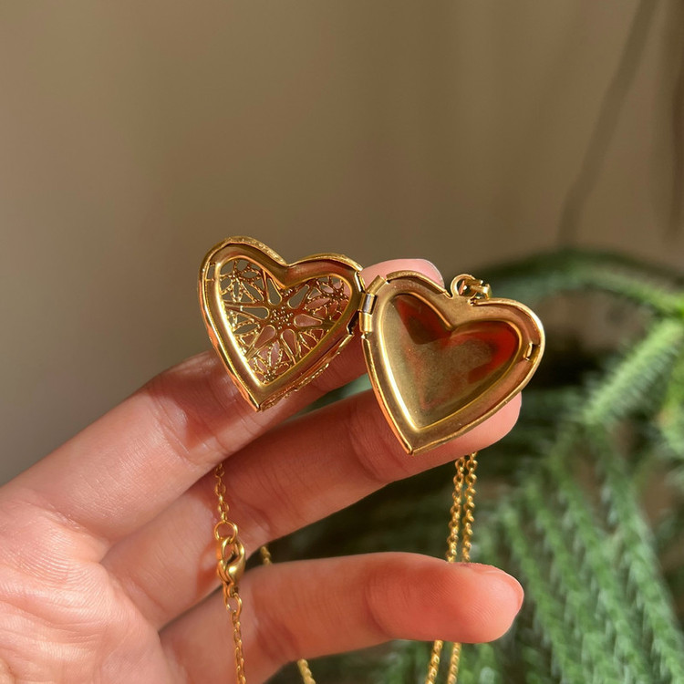 گردنبند زنانه مدل قلب 488