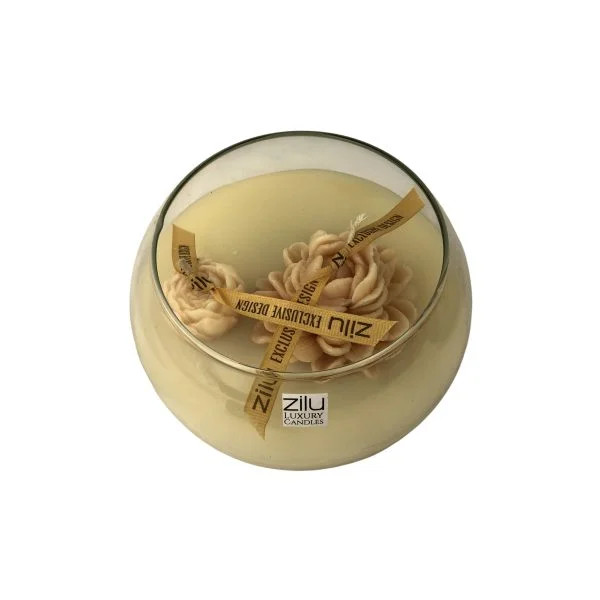 شمع معطر زیلو مدل گل رز کوتاه