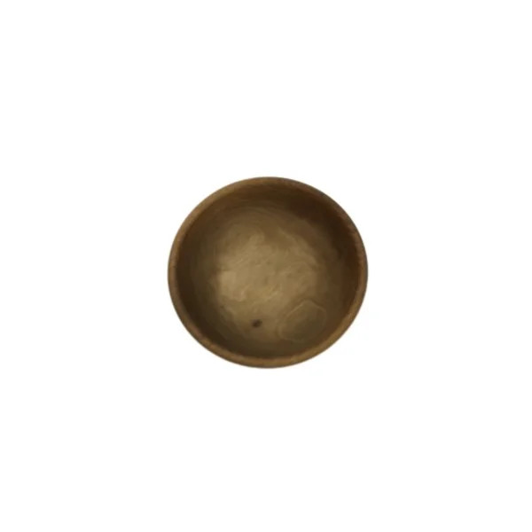 کاسه گرد چوبی قطر 15