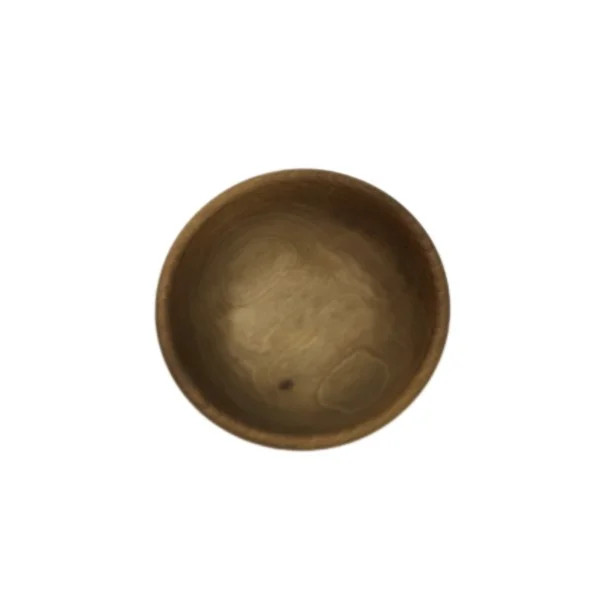 کاسه گرد چوبی قطر 15