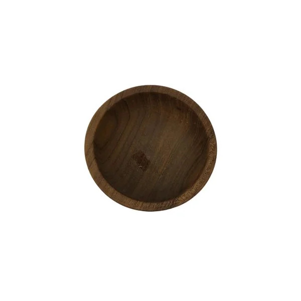 کاسه گرد چوبی قطر 12