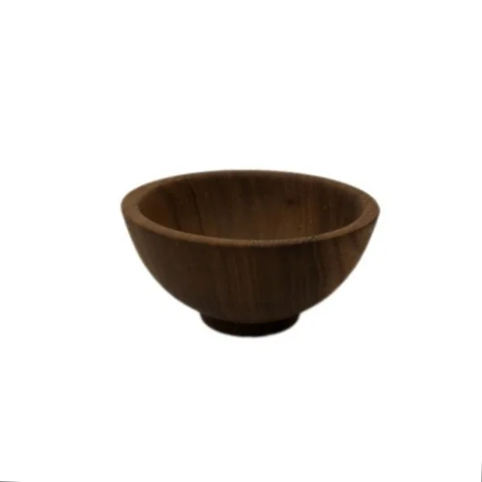 کاسه گرد چوبی قطر 12