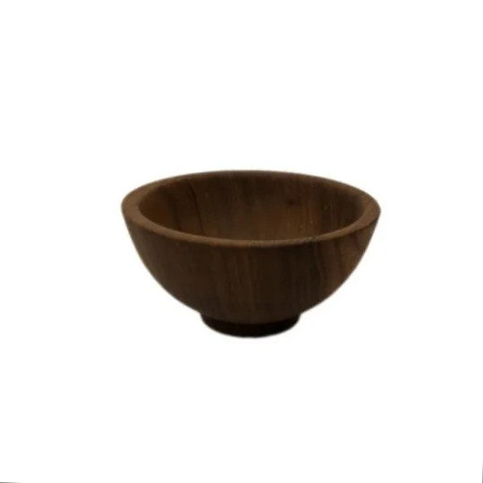 کاسه گرد چوبی قطر 12