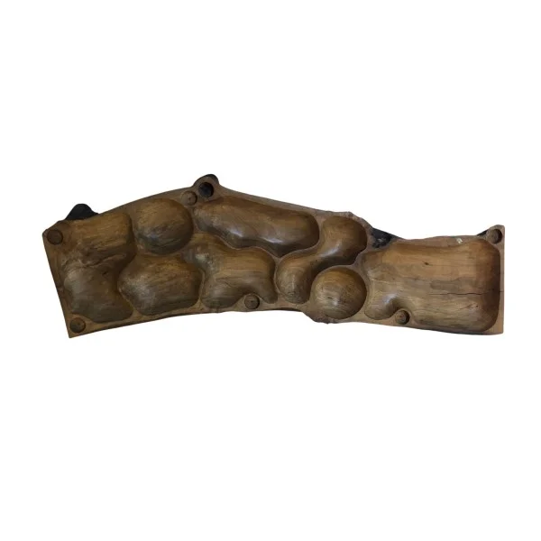 اردو خوری چوبی مدل مزه خوری دفرمه کد 1