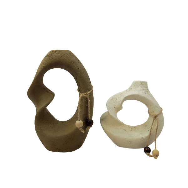 گلدان دکوری مدل پیچ کد 02 مجموعه دو عددی