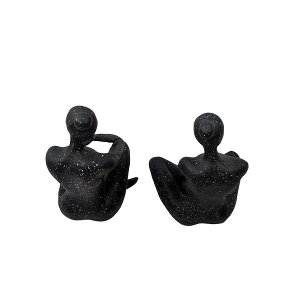 مجسمه دکوری مدل یوگا مدرن مجموعه دو عددی