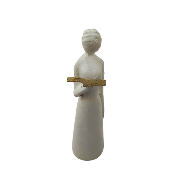 مجسمه دکوری مدل گیسو کتابخوان مجموعه دو عددی