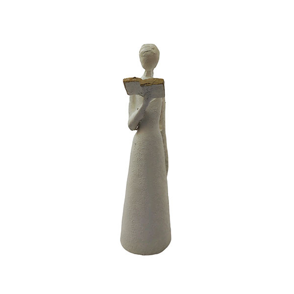 مجسمه دکوری مدل گیسو کتابخوان مجموعه دو عددی