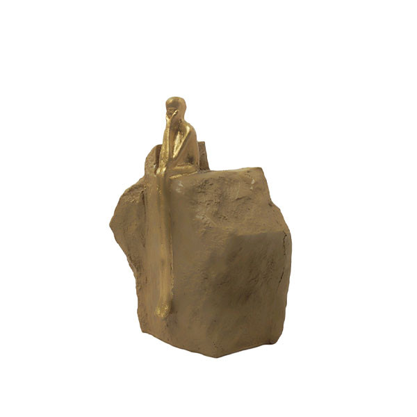 مجسمه دکوری مدل دختر متفکر مجموعه 3 عددی