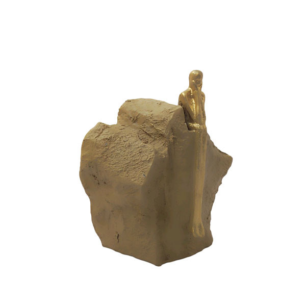 مجسمه دکوری مدل دختر متفکر مجموعه 3 عددی