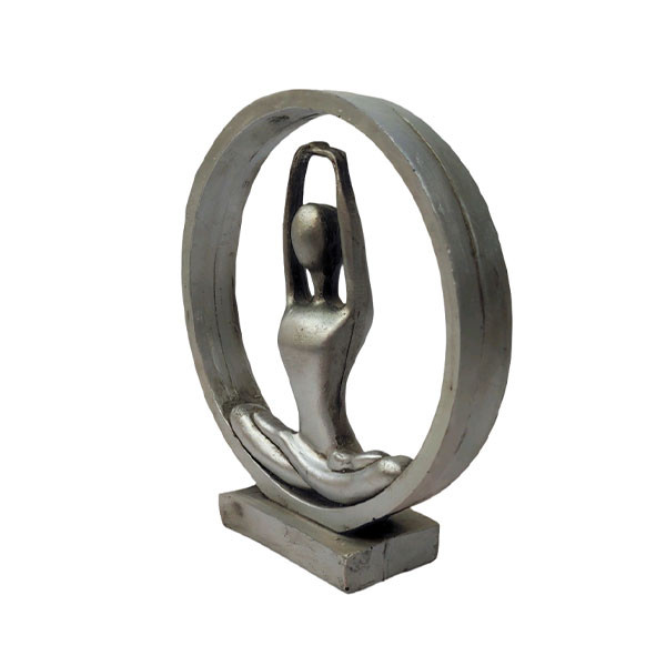 مجسمه مدل یوگا حلقه ای