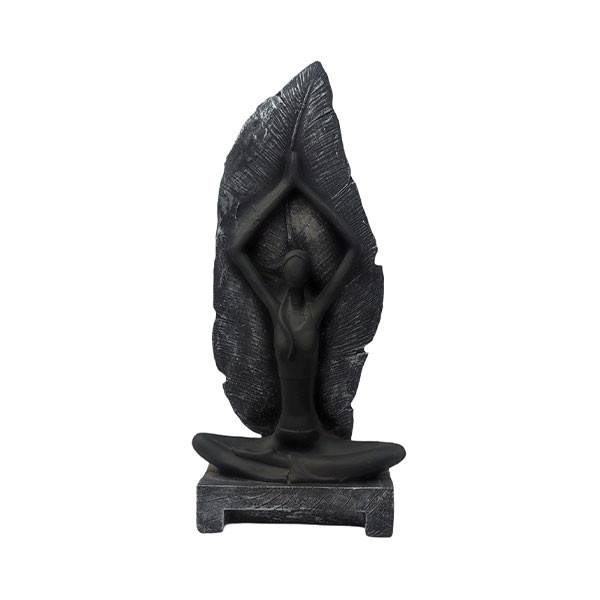 مجسمه مدل یوگا برگی مجموعه سه عددی