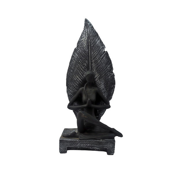 مجسمه مدل یوگا برگی مجموعه سه عددی