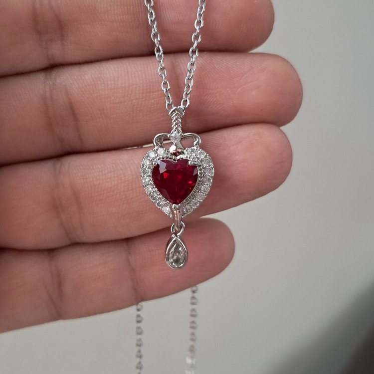 گردنبند دخترانه مدل قلب و شمشیر پیوسته کد Art661