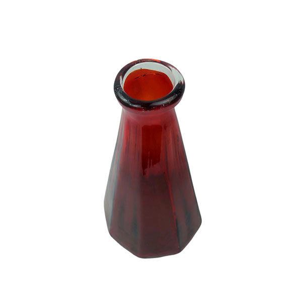 گلدان دکوری شیشه ای مدل مخروطی کد 2305