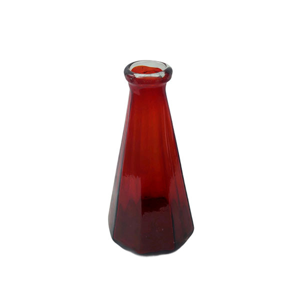 گلدان دکوری شیشه ای مدل مخروطی کد 2305