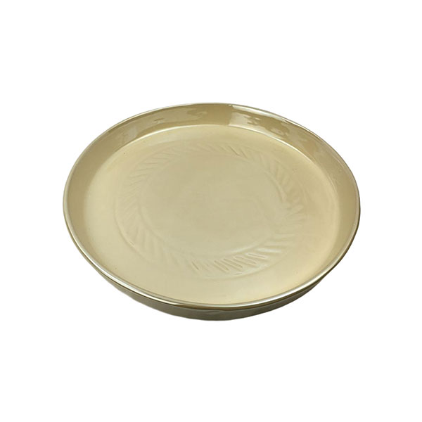 سینی سرامیک مدل برگ لاستر کد 34