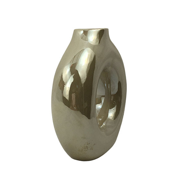 گلدان دکوری مدل دونات لاستر کد 09