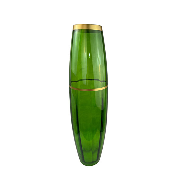 گلدان دکوری مدل شیشه ای خمره ای کد 60