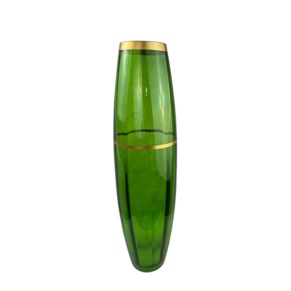 گلدان دکوری مدل شیشه ای خمره ای کد 60