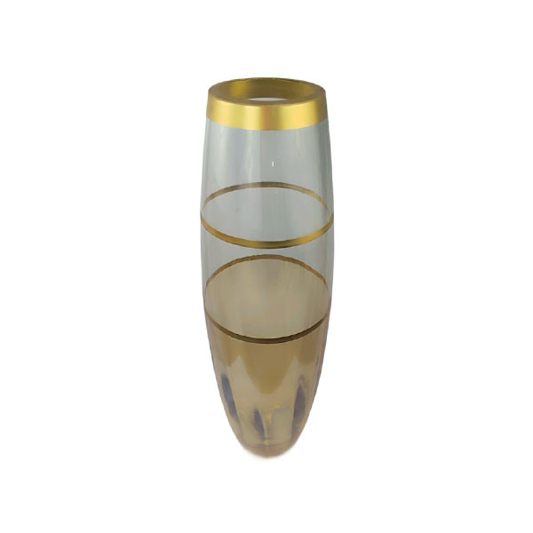 گلدان دکوری مدل شیشه ای خمره ای کد 60