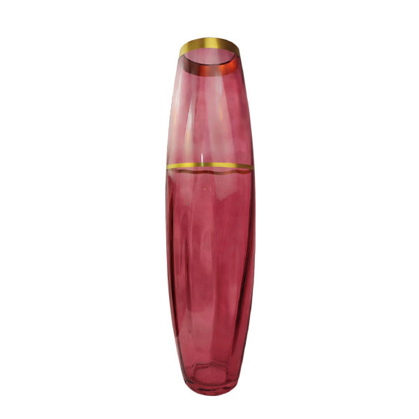 گلدان دکوری مدل شیشه ای خمره ای کد 60