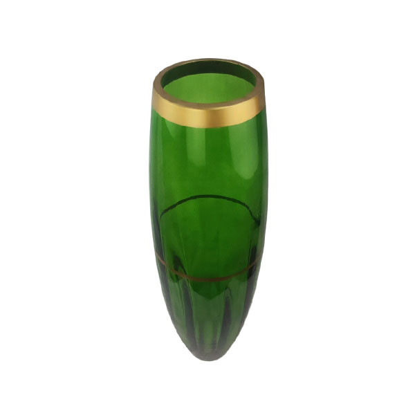 گلدان دکوری مدل شیشه ای خمره ای کد 60