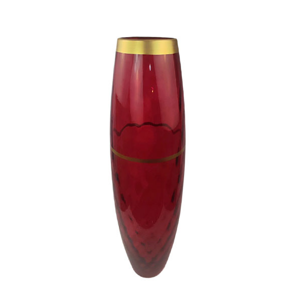 گلدان دکوری مدل شیشه ای خمره ای کد 60