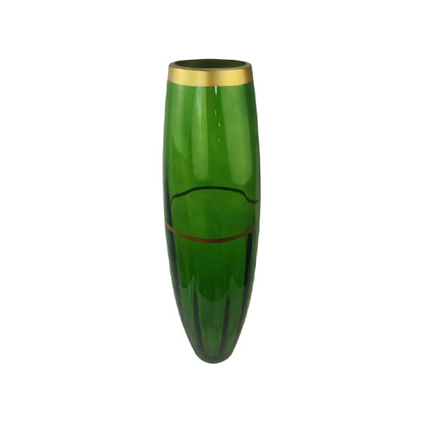 گلدان دکوری مدل شیشه ای خمره ای کد 60