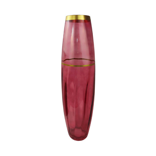 گلدان دکوری مدل شیشه ای خمره ای کد 60