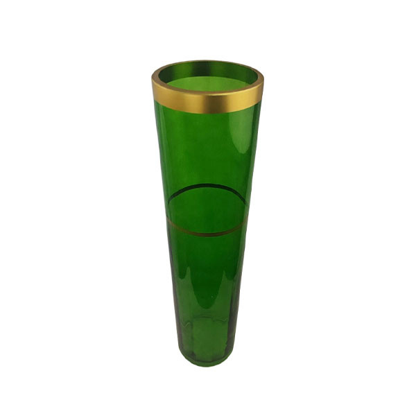 گلدان دکوری مدل شیشه ای استوانه ای کد 60