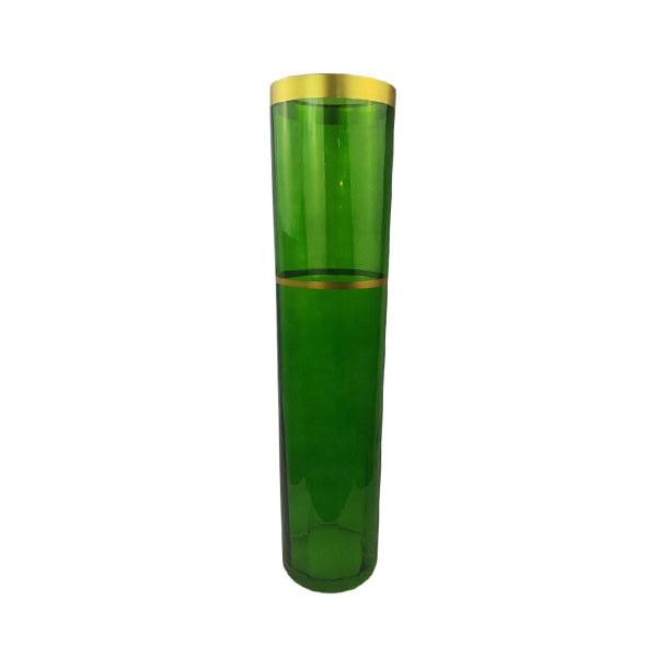 گلدان دکوری مدل شیشه ای استوانه ای کد 60