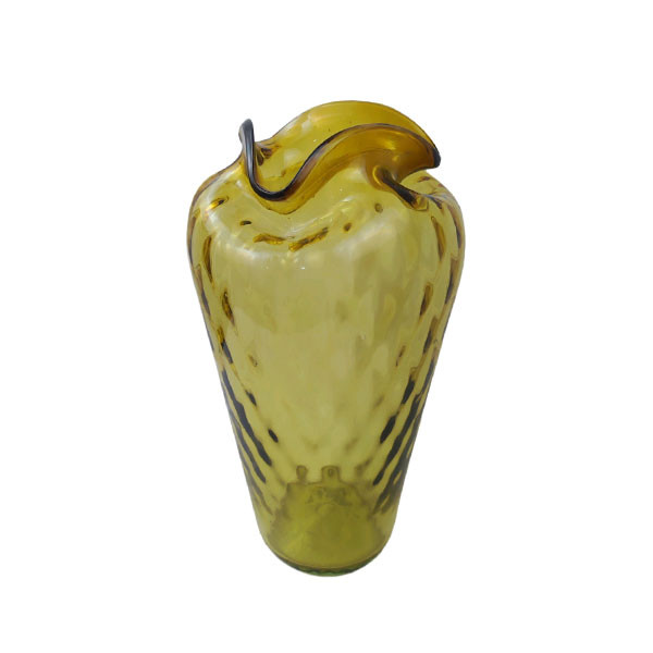 گلدان دکوری مدل شیشه ای دفرمه کد 1033