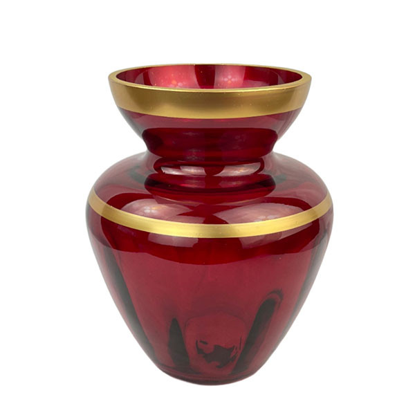 گلدان دکوری مدل شیشه ای کوزه ای سایز 3 کد 1221