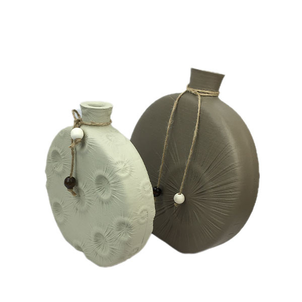 گلدان دکوری مدل دژاوو قاصدکی مجموعه دو عددی