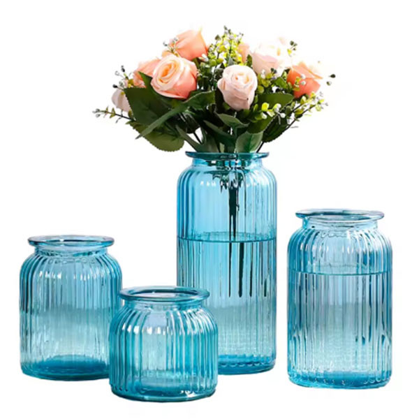 گلدان شیشه ای مدل رنگی ویوا کد 02