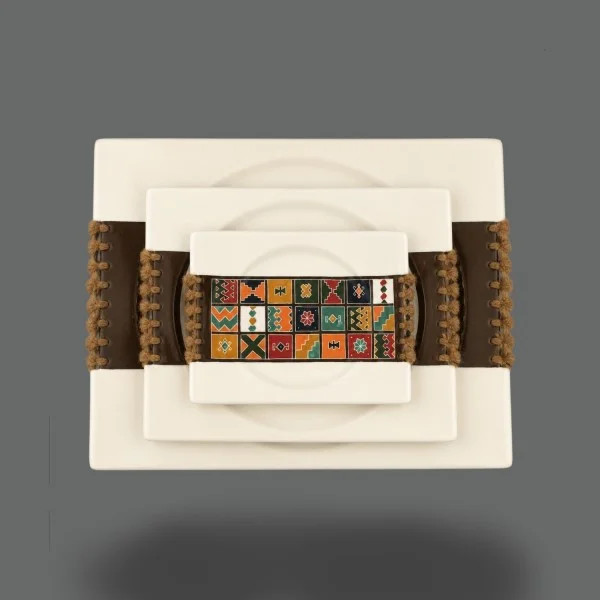 بشقاب لبه دار فرشی متوسط