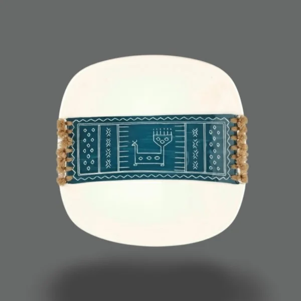 بشقاب مربعی فرشی