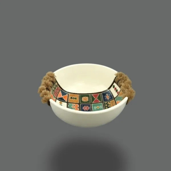 کاسه پیاله گرد فرشی قطر 16